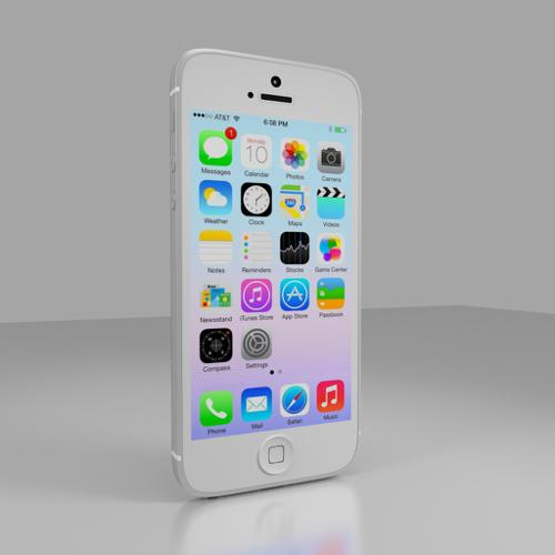 iPhone 5 with iOs 7 preview image